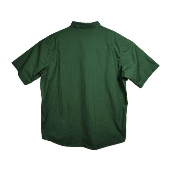 Bass Pro Shops Button-Up Shirt Men's XLT Green Embroidered Logo Short Slvs - Picture 2 of 9